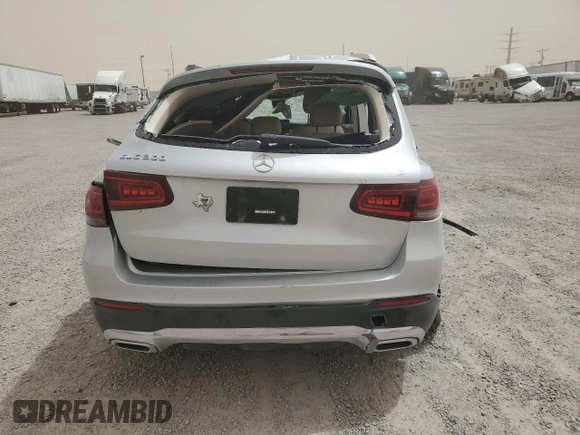2020 Mercedes-Benz GLC 300 with VIN WDC0G8DB1LF729867, listed as a Copart auction lot 56649965 with Not provided miles and Non repairable. Bid and sale history available at DreamBid. Image 6.