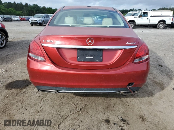 2018 Mercedes-Benz C 300 with VIN 55SWF4KB2JU270301, listed as a Copart auction lot 63283665 with 71,321 mi miles and Salvage title. Bid and sale history available at DreamBid. Image 6.