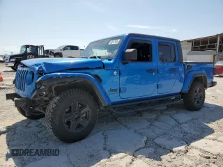 2021 Jeep Gladiator Sport S z VIN 1C6HJTAG0ML560089, wystawiony jako Copart lot #52817405 z przebiegiem 100 595 mil mil oraz Szkody całkowita. Historia ofert i sprzedaży dostępna na DreamBid. Obrazek 1.