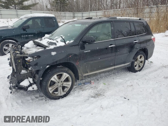 2012 Toyota Highlander Limited with VIN 5TDDK3EH5CS101337, listed as a Copart auction lot 44001155 with 144,617 mi miles and Clean Title. Bid and sale history available at carsss.com. Image 1.