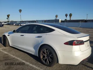 2022 Tesla Model S Plaid with VIN 5YJSA1E66NF467523, listed as a Copart auction lot 49731225 with Not Provided miles and Salvage Title. Bid and sale history available at DreamBid. Image 2.