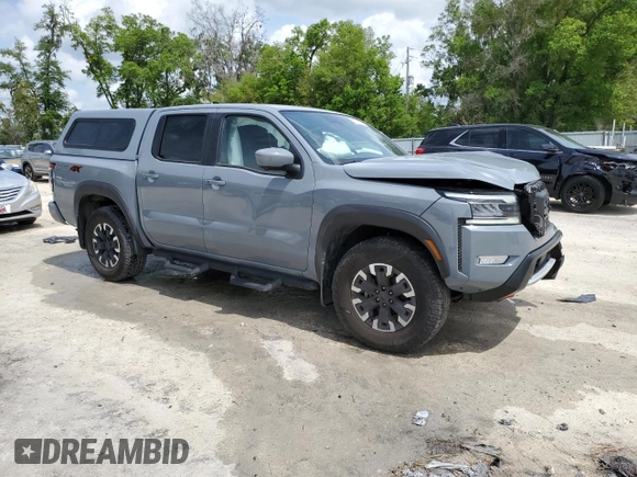 2023 Nissan Frontier Pro-4X with VIN 1N6ED1EK5PN651824, listed as a Copart auction lot 50928645 with 11,319 mi miles and Non repairable. Bid and sale history available at DreamBid. Image 4.