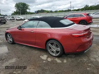 2018 Mercedes-Benz E 400 with VIN WDD1K6FB6JF062324, listed as a Copart auction lot 58595125 with 47,570 mi miles and Salvage title. Bid and sale history available at DreamBid. Image 2.