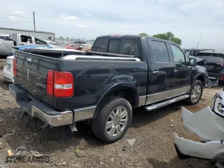 2006 Lincoln Mark LT with VIN 5LTPW18556FJ24402, listed as a Copart auction lot 57430414 with 132,437 mi miles and Salvage Title. Bid and sale history available at carsss.com. Image 3.