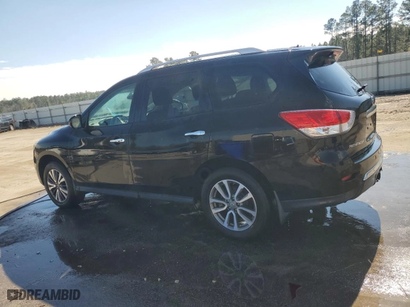 2013 Nissan Pathfinder Platinum with VIN 5N1AR2MN2DC659371, listed as a Copart auction lot 45340205 with 124160 miles and Salvage Title. Bid and sale history available at carsss.com. Image 2.
