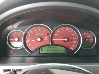 2005 Pontiac GTO with VIN 6G2VX12U65L382054, listed as a Copart auction lot 43629155 with 91,018 mi miles and Salvage Title. Bid and sale history available at carsss.com. Image 9.