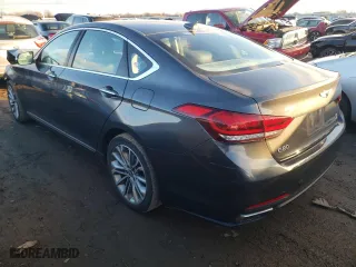 2017 Genesis G80 3.8L with VIN KMHGN4JE3HU203160, listed as a Copart auction lot 40464484 with 84,936 mi miles. Bid and sale history available at carsss.com. Image 2.