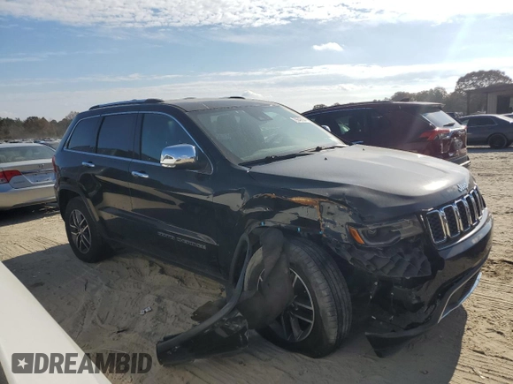 2018 Jeep Grand Cherokee Limited with VIN 1C4RJFBT0JC189621, listed as a Copart auction lot 79649124 with 50,222 mi miles and Salvage title. Bid and sale history available at DreamBid. Image 4.