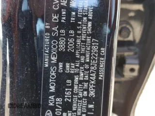 2018 Kia Forte LX with VIN 3KPFK4A78JE229817, listed as a Copart auction lot 49640085 with 125,905 mi miles and Salvage Title. Bid and sale history available at carsss.com. Image 14.