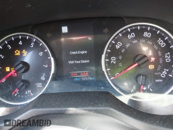 2020 Toyota RAV4 LE with VIN 2T3H1RFV1LC062449, listed as a IAAI auction lot 40064208 with 92,576 mi miles and . Bid and sale history available at DreamBid. Image 7.