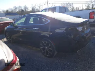 2016 Chrysler 200 C with VIN 1C3CCCEG2GN191174, listed as a Copart auction lot 83074884 with 75,715 mi miles and Salvage Title. Bid and sale history available at carsss.com. Image 2.
