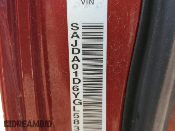 2000 Jaguar S-Type V8 with VIN SAJDA01D6YGL58384, listed as a Copart auction lot 46872315 with 105,274 mi miles and Salvage Title. Bid and sale history available at DreamBid. Image 14.