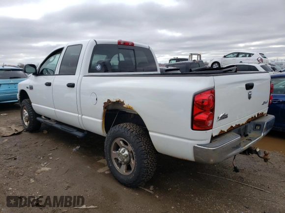 2009 Dodge Ram 2500 SLT with VIN 3D7KS28T49G507382, listed as a Copart auction lot 45236483 with 157,245 mi miles and Non Repairable. Bid and sale history available at carsss.com. Image 2.