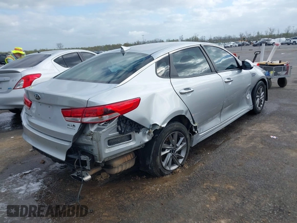 2020 Kia Optima LX with VIN 5XXGT4L31LG380858, listed as a IAAI auction lot 41815591 with 138,750 mi miles and . Bid and sale history available at DreamBid. Image 4.