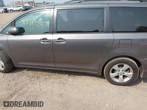 2017 Toyota Sienna LE Auto Access Seat with VIN 5TDKZ3DC5HS806235, listed as a IAAI auction lot 42434724 with 223,996 mi miles and . Bid and sale history available at DreamBid. Image 14.