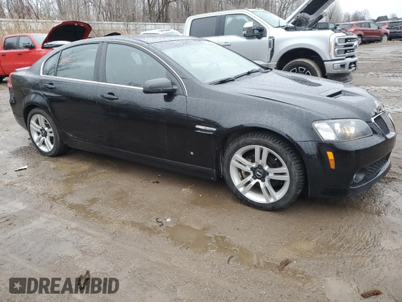 2009 Pontiac G8 with VIN 6G2ER57719L184203, listed as a Copart auction lot 84380324 with 122,979 mi miles and Clean Title. Bid and sale history available at carsss.com. Image 4.