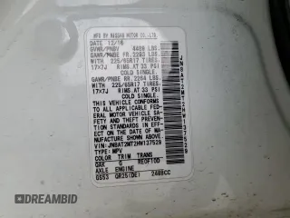 2017 Nissan Rogue SV z VIN JN8AT2MT2HW137529, wystawiony jako Copart lot #51521195 z przebiegiem 125 607 mil mil oraz Szkoda całkowita • Salvage title. Historia ofert i sprzedaży dostępna na DreamBid. Obrazek 13.