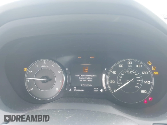 2020 Acura RDX with VIN 5J8TC1H31LL010095, listed as a IAAI auction lot 41523090 with 74,444 mi miles and . Bid and sale history available at DreamBid. Image 7.