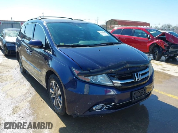2016 Honda Odyssey Touring Elite with VIN 5FNRL5H98GB083221, listed as a IAAI auction lot 41626604 with 145,341 mi miles and . Bid and sale history available at DreamBid. Image 1.