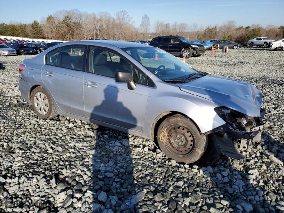 2014 Subaru Impreza Sedan with VIN JF1GJAA63EH012968, listed as a Copart auction lot 43599515 with NaN miles and Salvage Title. Bid and sale history available at carsss.com. Image 4.