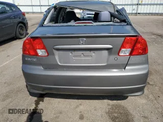 2005 Honda Civic with VIN JHMES96695S010228, listed as a Copart auction lot 55092935 with 156,482 mi miles and Salvage Title. Bid and sale history available at DreamBid. Image 6.