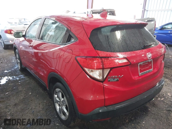 2018 Honda HR-V LX with VIN 3CZRU6H39JG703570, listed as a IAAI auction lot 41013552 with 76,509 mi miles. Bid and sale history available at carsss.com. Image 3.