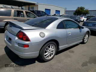 2001 Mitsubishi Eclipse with VIN 4A3AC54H91E179908, listed as a Copart auction lot 62297754 with 116,639 mi miles and Salvage Title. Bid and sale history available at DreamBid. Image 3.