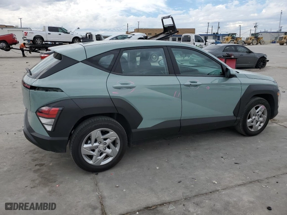 2024 Hyundai Kona SE with VIN KM8HA3AB2RU072580, listed as a Copart auction lot 89401175 with 8,632 mi miles and Salvage Title. Bid and sale history available at carsss.com. Image 3.