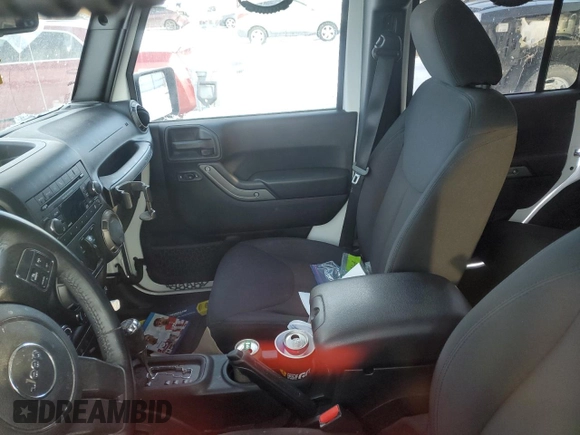 2018 Jeep Wrangler JK Unlimited Sport S with VIN 1C4BJWDG2JL846307, listed as a Copart auction lot 87287374 with 0 mi miles and Salvage Title. Bid and sale history available at carsss.com. Image 8.