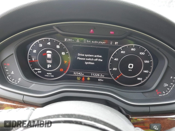 2019 Audi A4 Premium Plus z VIN WAUENAF47KA056731, wystawiony jako IAAI lot #42146427 z przebiegiem 32 342 mil mil oraz . Historia ofert i sprzedaży dostępna na DreamBid. Obrazek 7.