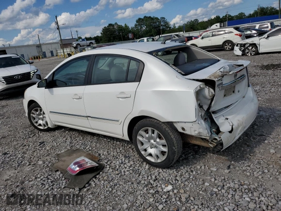 2012 Nissan Sentra S with VIN 3N1AB6AP4CL779913, listed as a Copart auction lot 59927105 with 120,450 mi miles and Salvage title. Bid and sale history available at DreamBid. Image 2.