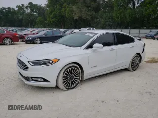 2018 Ford Fusion Hybrid Titanium with VIN 3FA6P0RU9JR147324, listed as a Copart auction lot 47387923 with 64,826 mi miles. Bid and sale history available at carsss.com. Image 1.
