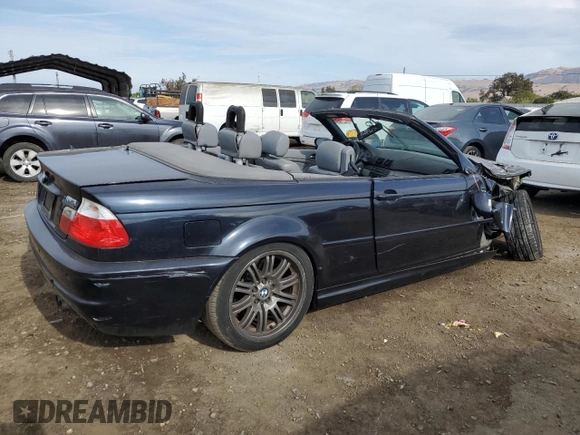 2002 BMW 3 Series M3 with VIN WBSBR93482EX22980, listed as a Copart auction lot 79085344 with 93,069 mi miles and Salvage Title. Bid and sale history available at carsss.com. Image 3.