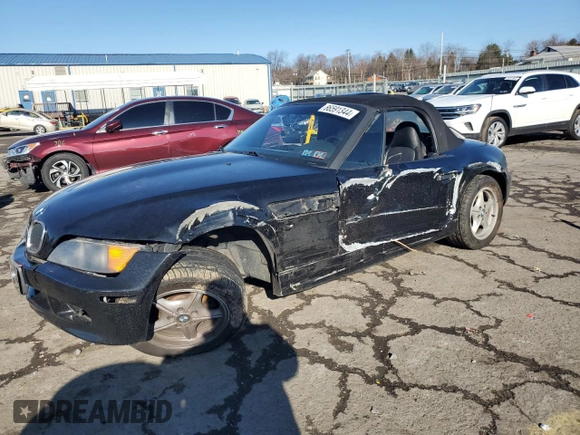 1997 BMW 3 Series 1.9L with VIN 4USCH7321VLE01765, listed as a Copart auction lot 86591344 with 0 mi miles and Salvage Title. Bid and sale history available at carsss.com. Image 1.