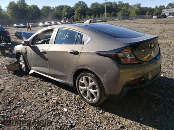 2017 Chevrolet Volt Premier with VIN 1G1RD6S56HU165992, listed as a Copart auction lot 59876012 with 0 mi miles. Bid and sale history available at carsss.com. Image 3.