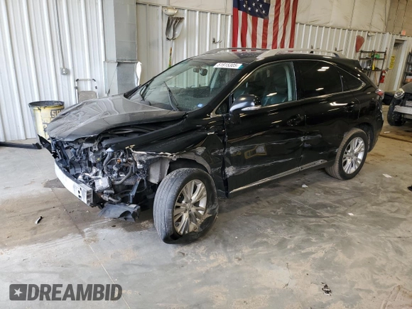 2010 Lexus RX 450h with VIN JTJBC1BA6A2010658, listed as a Copart auction lot 51915305 with Not Provided miles and Non Repairable. Bid and sale history available at DreamBid. Image 1.