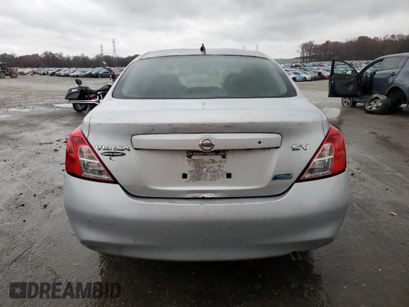 2012 Nissan Versa SL with VIN 3N1CN7AP1CL855089, listed as a Copart auction lot 85359674 with 100,177 mi miles and Salvage Title. Bid and sale history available at carsss.com. Image 6.