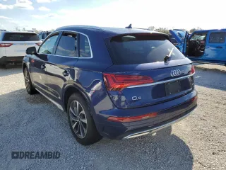 2021 Audi Q5 Premium Plus with VIN WA1BAAFYXM2033603, listed as a Copart auction lot 62543902 with 0 mi miles. Bid and sale history available at carsss.com. Image 3.