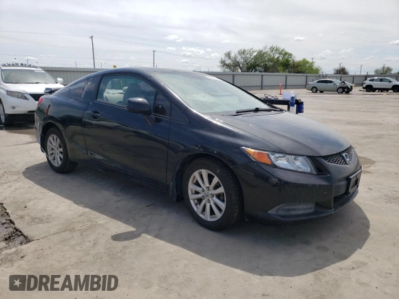 2012 Honda Civic Cpe EX with VIN 2HGFG3B89CH507832, listed as a Copart auction lot 50567545 with 168,201 mi miles and Salvage Title. Bid and sale history available at carsss.com. Image 4.