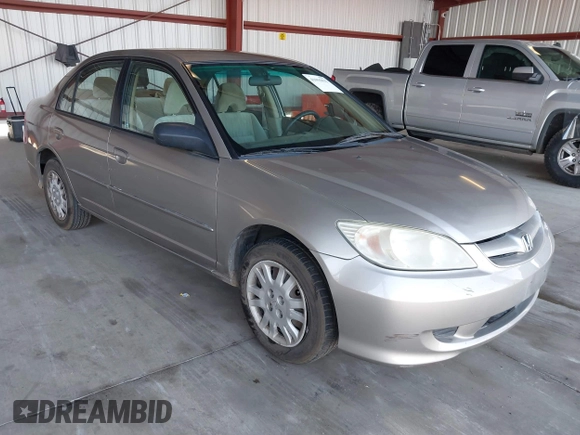 2005 Honda Civic LX with VIN 2HGES16565H530065, listed as a IAAI auction lot 41055832 with 244,239 mi miles and . Bid and sale history available at DreamBid. Image 1.