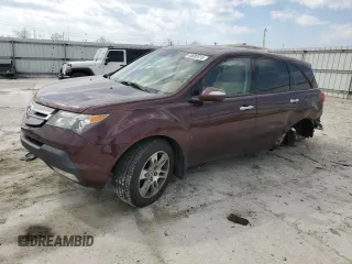 2008 Acura MDX Tech/Pwr Tail Gate with VIN 2HNYD28668H540594, listed as a Copart auction lot 48602615 with 187,175 mi miles and Salvage Title. Bid and sale history available at carsss.com. Image 1.