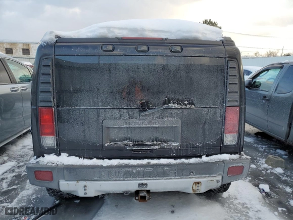 2008 Hummer H2 SUV with VIN 5GRGN23898H105094, listed as a Copart auction lot 45150195 with 146,159 mi miles and Salvage Title. Bid and sale history available at carsss.com. Image 6.