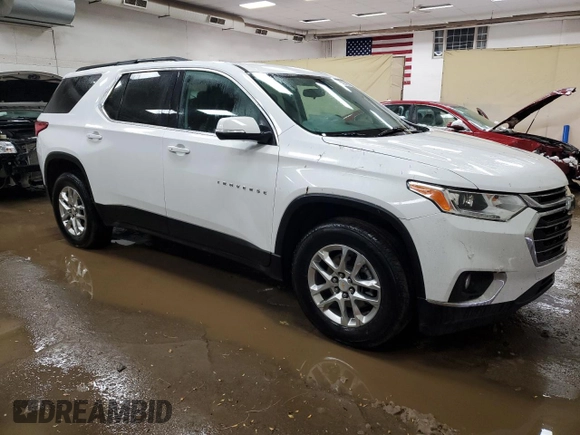 2021 Chevrolet Traverse LT Cloth with VIN 1GNERGKW3MJ238292, listed as a Copart auction lot 85295904 with 25,813 mi miles and Non Repairable. Bid and sale history available at carsss.com. Image 4.