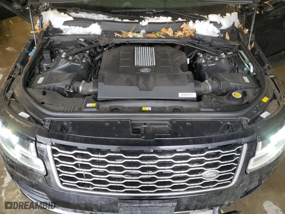 2019 Land Rover Range Rover HSE with VIN SALGS2SV5KA542486, listed as a Copart auction lot 44605685 with 37,986 mi miles and Salvage Title. Bid and sale history available at carsss.com. Image 12.