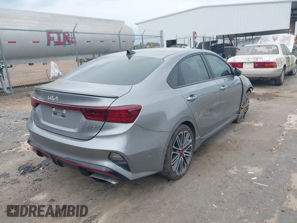 2023 Kia Forte GT with VIN 3KPF44AC1PE681401, listed as a IAAI auction lot 41884000 with 25,211 mi miles and . Bid and sale history available at carsss.com. Image 4.
