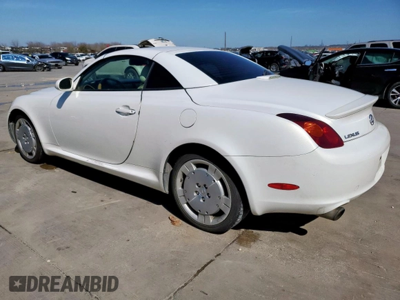 2003 Lexus SC with VIN JTHFN48Y530041692, listed as a Copart auction lot 46795655 with 162,674 mi miles and Clean Title. Bid and sale history available at carsss.com. Image 2.