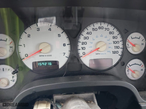 2003 Dodge Ram 1500 ST with VIN 1D7HA16K93J602351, listed as a IAAI auction lot 41494704 with 159,216 mi miles. Bid and sale history available at carsss.com. Image 7.