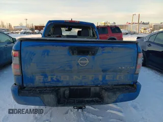 2024 Nissan Frontier SV with VIN 1N6ED1FKXRN650413, listed as a Copart auction lot 43301515 with 7,991 mi miles and Salvage title. Bid and sale history available at DreamBid. Image 6.