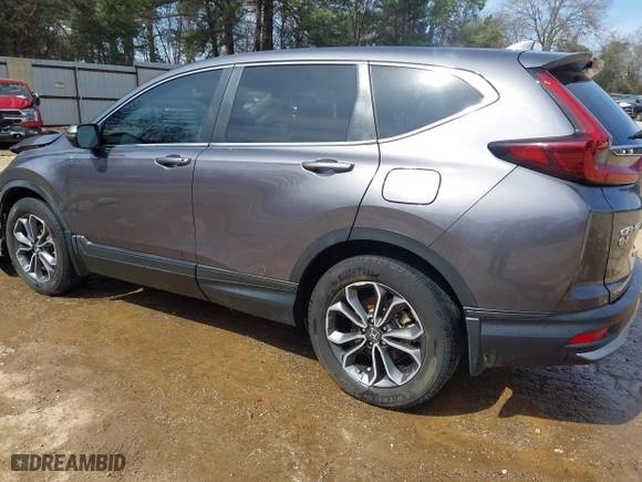 2021 Honda CR-V EX with VIN 2HKRW1H59MH404256, listed as a IAAI auction lot 41711235 with 100,389 mi miles. Bid and sale history available at carsss.com. Image 3.