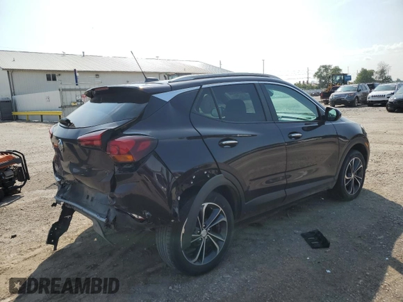 2020 Buick Encore GX Select with VIN KL4MMESL6LB097153, listed as a Copart auction lot 60819435 with 55,715 mi miles and Salvage title. Bid and sale history available at DreamBid. Image 3.